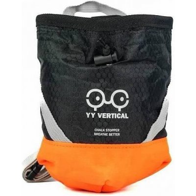 YY Vertical Chalk Bag černá/oranžová