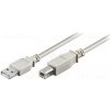 usb kabel Goobay 50953 USB 2.0, USB A vidlice, USB B vidlice, 1,8m, šedý