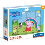 Clementoni obrázkové kostky kubus Play For Future 12 Prasátko Peppa – Zboží Dáma