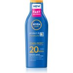 Nivea Sun Protect & Moisture hydratační mléko na opalování SPF20 200 ml – Zboží Dáma
