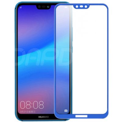 Full-Cover 3D tvrzené sklo pro Huawei P smart 2019 - modré 5483-3D-BLUE