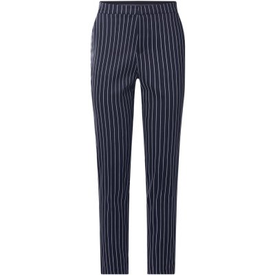esmara Dámské slacks kalhoty pruhy / navy – Zboží Dáma