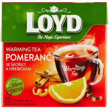 Loyd HOT Tea pomeranč skořice hřebíček 20 x 2 g