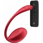 Satisfyer Shiny Petal - rádiové vibrační vajíčko červené – Zboží Mobilmania