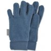 Dětské rukavice Sterntaler Rukavice Project Pure prstové fleece modré