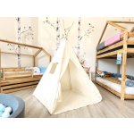 Elis Design Teepee stan pro děti smetanový – Zboží Dáma