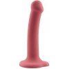 Dilda Action Bouncy Liquid Silicone Dildo 6.5″ 16.5 cm Burgundy