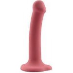 Action Bouncy Liquid Silicone Dildo 6.5″ 16.5 cm Burgundy – Zboží Dáma