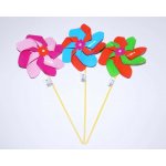 Wiky Větrník průměr 20cm barevný dřevo/plast 52cm asst 3 barvy – Sleviste.cz