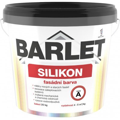 BARLET silikon fasádní barva bílá báze A, 20 kg