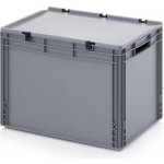 TBA Plastové obaly s.r.o. Plastová Euro přepravka 600 x 400 x 420 mm s víkem – Hledejceny.cz