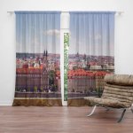 Sablio Závěs Praha: 2ks 140x250cm – Hledejceny.cz