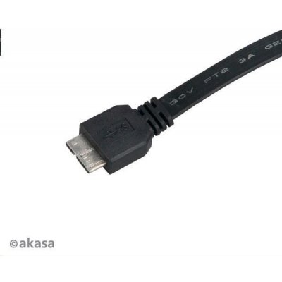 Akasa AK-CBUB13-15BK PROSLIM USB 3.0 Type A na micro B, 1,5cm – Zbozi.Blesk.cz