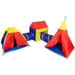 Iplay Sada stanů 5v1 domeček + tunely – Sleviste.cz