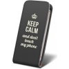 Pouzdro a kryt na mobilní telefon Pouzdro SLIGO Slim Samsung i9505 Galaxy S4 Keep Calm