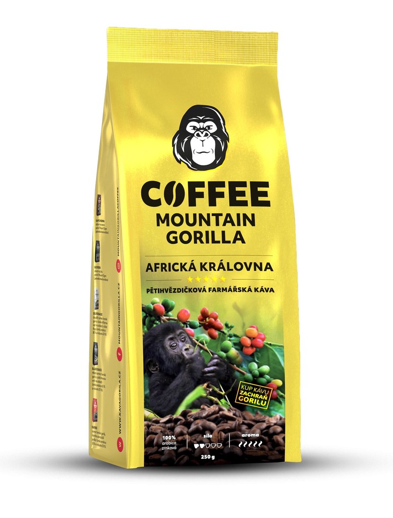 Mountain Gorilla Coffee Africká královna 250 g