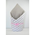 Maceshka Zavinovačka Minky šedá zig zag – Zboží Mobilmania