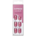 KISS Samolepící nehty imPRESS Color Petal Pink 30 ks – Zbozi.Blesk.cz