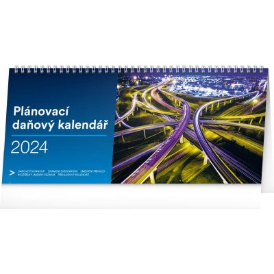 Presco Group Stolní Plánovací daňový 33 × 14,5 cm 2024 – Zbozi.Blesk.cz