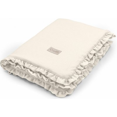 Albero Mio Zateplená mušelínová dětská deka VANILKOVÁ – Hledejceny.cz