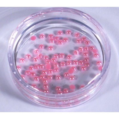 USA Kamínky perly na nehty růžová 100 ks – Zboží Mobilmania
