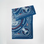 Šátek s retro potiskem Barbour Heritage Bandana Sailboat Blue – Zboží Mobilmania