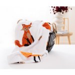 MKLuzkoviny.cz Deka mikroplyš Lišky 02 220x200 – Zboží Dáma