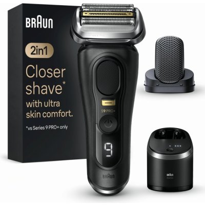 Braun Series 9 Pro+ 9590cc Wet&Dry Atelier Black – Zbozi.Blesk.cz