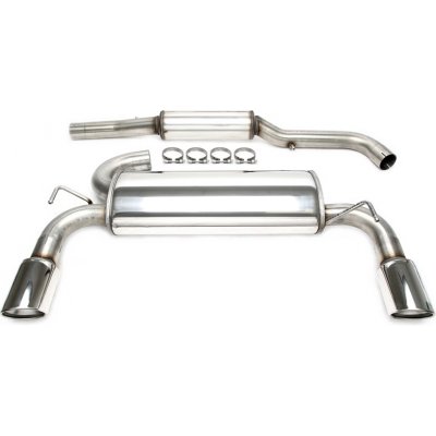 TA Technix sportovní nerezový duplex výfuk VW Golf 4 R32 (1J, 2002-2005), 1x 100 mm kulatá nerezová koncovka s pertlem pro obě strany – Hledejceny.cz