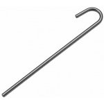 Ocelová kotvící skoba – Geopin Steel J - drát ø 6 mm, délka 30 cm, 50 skob v balení