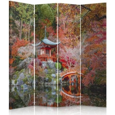 Feeby paraván Zahrada v japonském stylu 145 x 180 cm – Zbozi.Blesk.cz