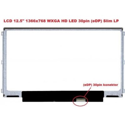 LCD displej display Dell Latitude E7250 12.5" WXGA HD 1366x768 LED matný povrch – Zboží Živě