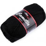 Bavlněná pletací příze Camilla (50g) varianta černá – Sleviste.cz