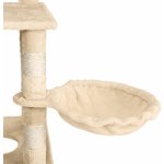 TecTake 402279 Kočičí škrabadlo Stokeley 141 cm – Zboží Dáma