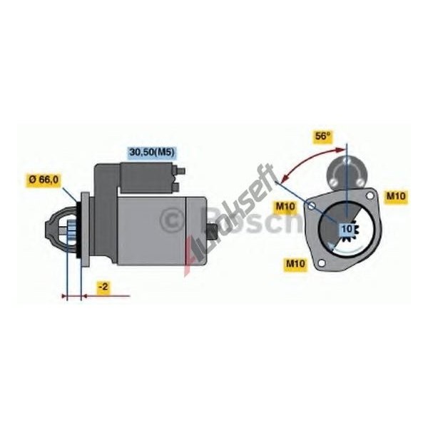 Startéry BOSCH Startér BO 0001108400