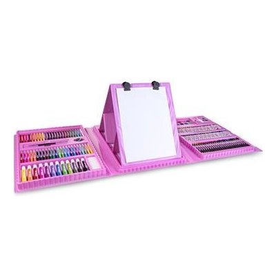 EASY Creative Kreativní výtvarná sada 208 ks se stojanem růžová – Hledejceny.cz