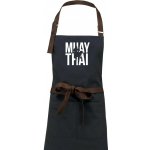Dřevěné uhlí Nápis Muay Thai Zástěra Vintage – Hledejceny.cz