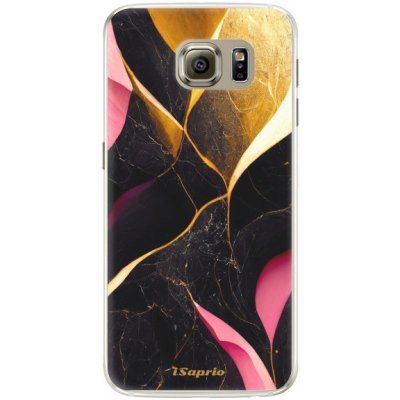 Pouzdro iSaprio - Gold Pink Marble - Samsung Galaxy S6 Edge