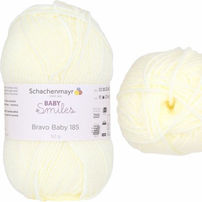 Schachenmayr Baby smiles - bravo baby 185 - dětská, akryl Baby smiles - bravo baby: 1002 Krémová – Sleviste.cz