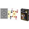 Hrací karty - poker Modiano 4 rohy 100% plastové černé