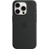 Pouzdro a kryt na mobilní telefon Apple Silikonové s MagSafe iPhone 15 Pro, černé MT1A3ZM/A