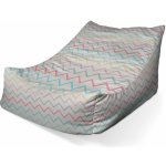 Sablio sedací vak Lounge Šestibarevné klikyháky 80 x 95 x 50 cm – Hledejceny.cz