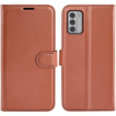 Litchi knížkové na Nokia G42 - hnědé – Sleviste.cz