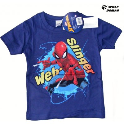 SETINO chlapecké tričko 147 Spiderman modré