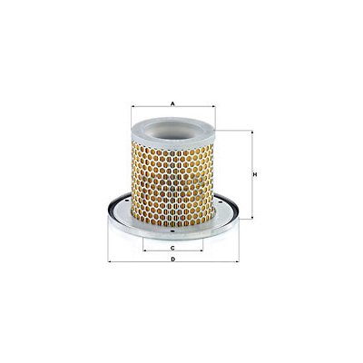 Filtr - sekundární vzduch MANN-FILTER C 1342 KIT – Hledejceny.cz