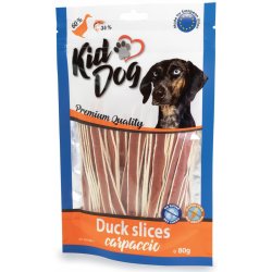 KIDDOG kachní proužky carpaccio 80 g