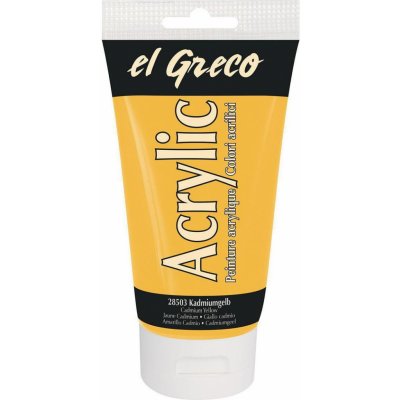 El Greco akrylová barva kadmium žlutá 150 ml – Hledejceny.cz