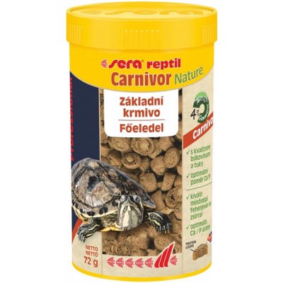 Sera Reptil Professional Carnivor Nature 72 g – Zboží Dáma