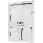 New Baby 7-dílná kojenecká soupravička do porodnice I AM bílá – Sleviste.cz