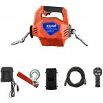 Aku přenosný naviják 454kg 24V syntetické lano 12m HUSARWINCH | Zboží Auto